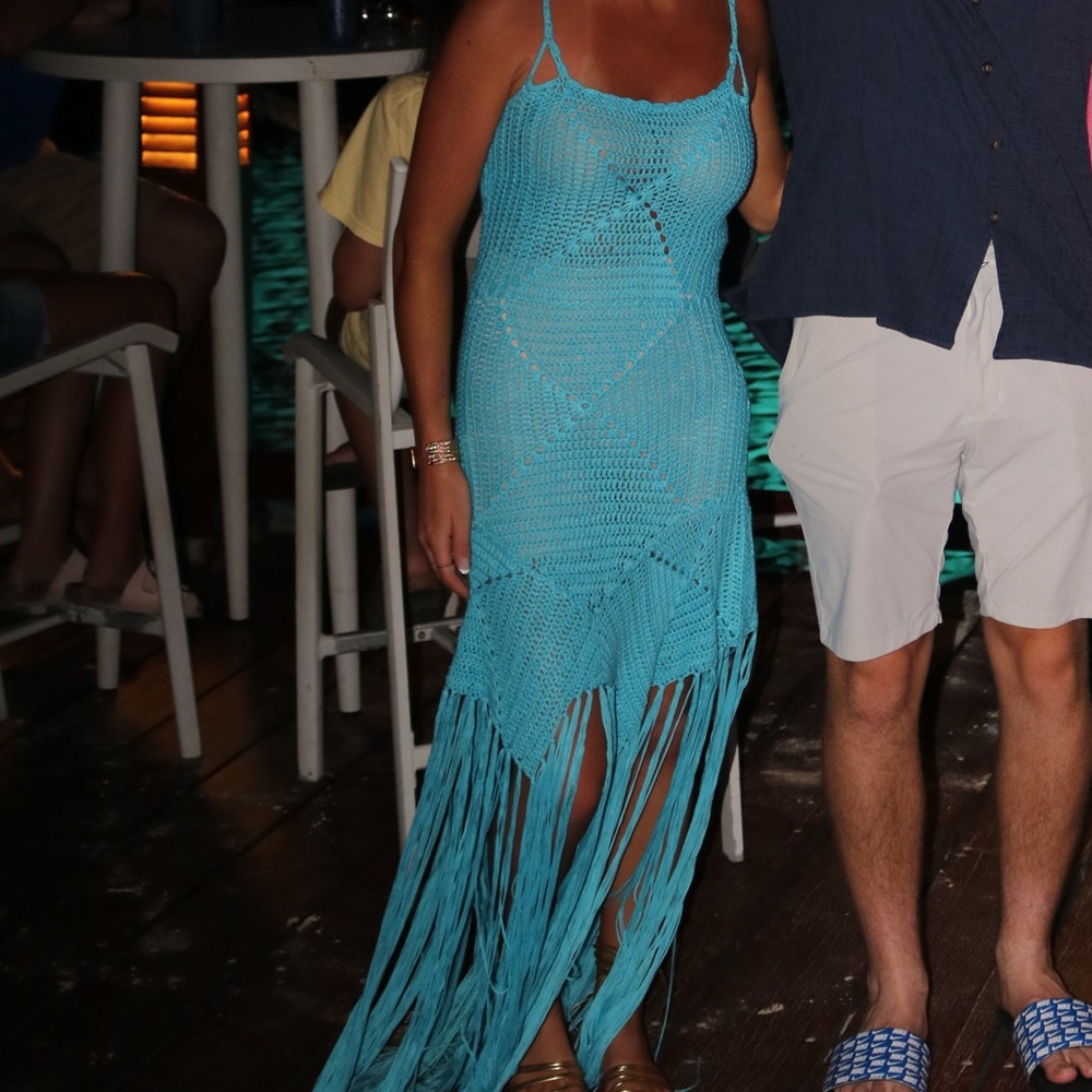 Blue dress